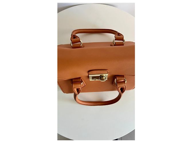 Borsa a mano Christian Lacroix in pelle marrone - vista 6