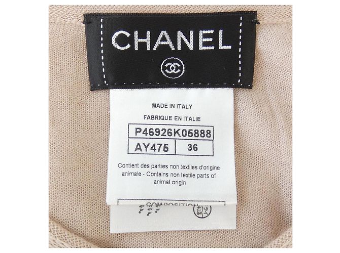 Cardigan in seta e cashmere Chanel Rosa - vista 4