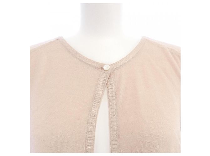 Cardigan in seta e cashmere Chanel Rosa - vista 5