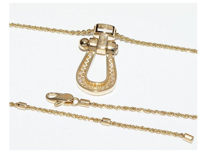 Autre Marque Collana con pendente FRED Force 10 Au750 Diamond D'oro - vista 5