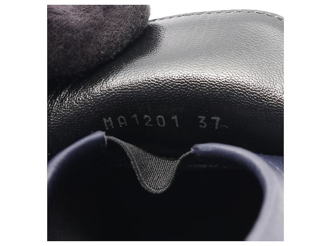 Mocassini in pelle Louis Vuitton Academy Line Blu Blu navy - vista 6