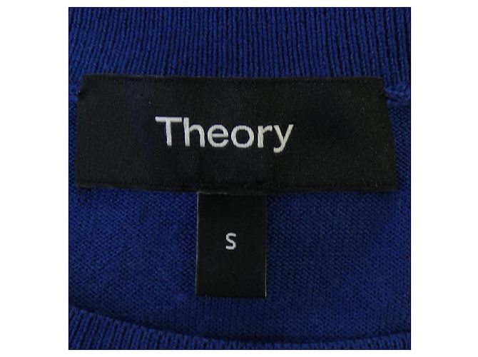 Tejido Theory Azul Azul marino - vista 4