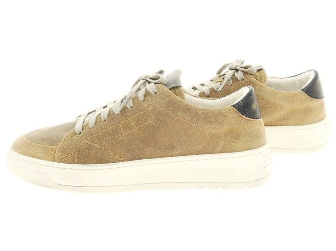 Autre Marque STOKTON Destroy-U Baskets en daim Beige - vue 6