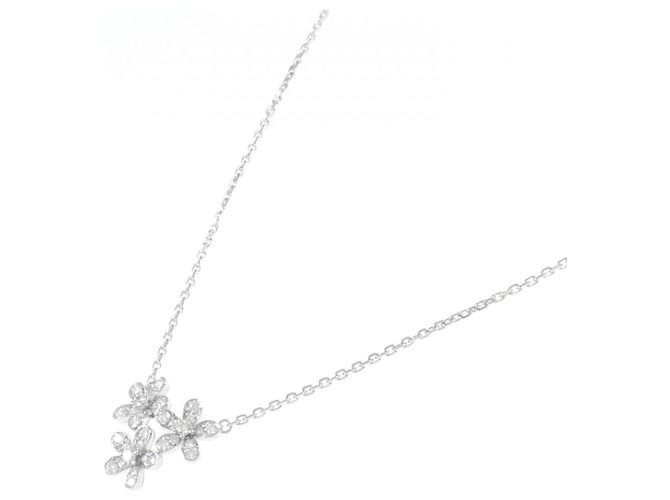 Collar Socrates en oro blanco de 18K y diamantes Van Cleef & Arpels Plata - vista 2
