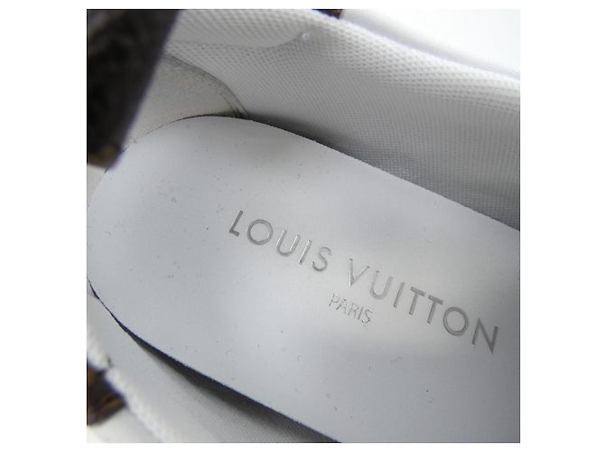 Tênis Louis Vuitton LV Sneakerina Marrom Branco - vista 6