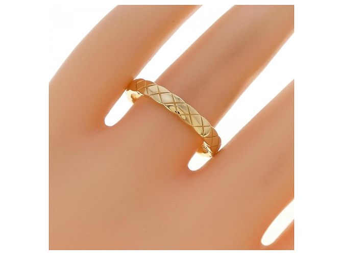 Anello Chanel Coco Crush Mini in oro giallo 18K - vista 4