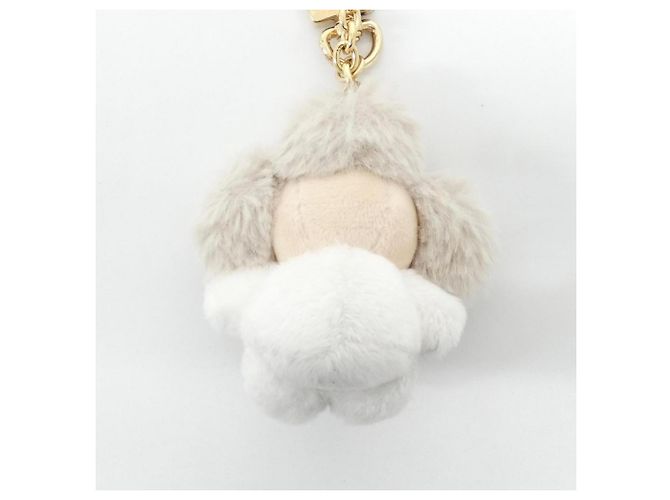 Charm per borsa Louis Vuitton My Vivienne Chain Bianco D'oro Grigio - vista 3