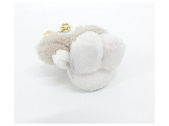 Charm per borsa Louis Vuitton My Vivienne Chain Bianco D'oro Grigio - vista 5