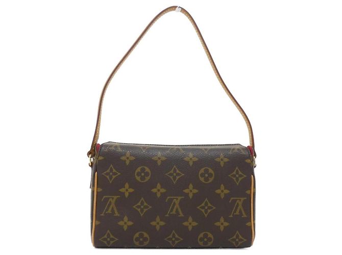Borsa Louis Vuitton Monogram Recital Marrone - vista 2
