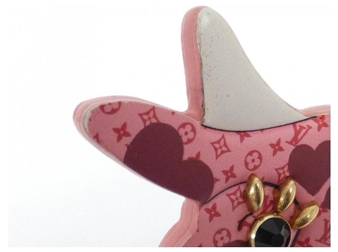 Portachiavi LV Rodeo Louis Vuitton Rosa D'oro - vista 8