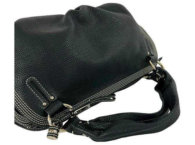 Céline Mini borsa Boston in pelle Celine Bitter Sweet Triomphe Logo Hardware Nero - vista 4