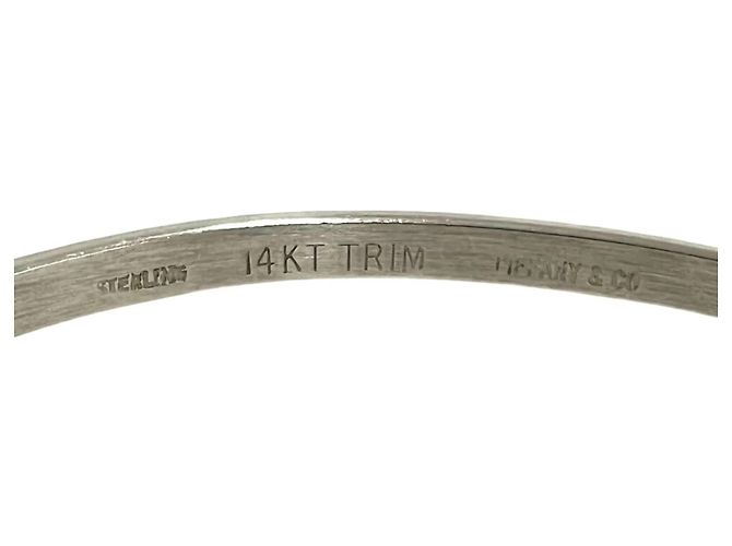 Tiffany & Co Bracciale rigido Tiffany Double Hook Argento D'oro - vista 3