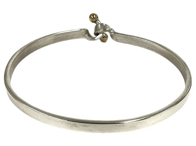 Tiffany & Co Bracciale rigido Tiffany Double Hook Argento D'oro - vista 7