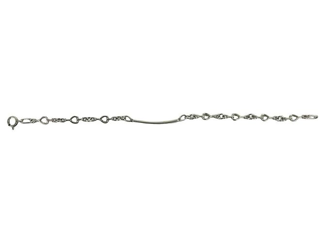 Tiffany & Co Bracciale Tiffany Vintage ID Heart Charm in Argento 925 - vista 5