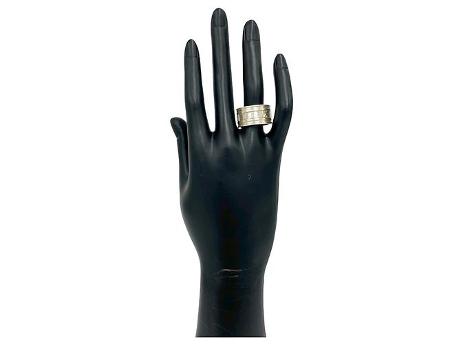 Tiffany & Co Anello Tiffany Vintage Atlas Wide Band Argento - vista 2