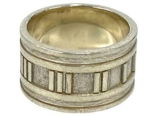 Tiffany & Co Anello Tiffany Vintage Atlas Wide Band Argento - vista 4
