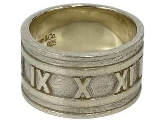 Tiffany & Co Anello Tiffany Vintage Atlas Wide Band Argento - vista 5