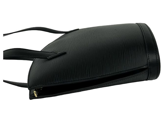 Borsa Tote Louis Vuitton Saint Jacques in pelle Epi Nero - vista 5
