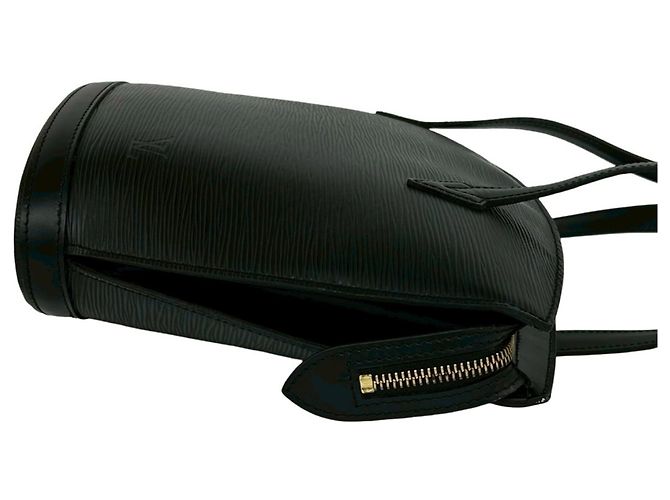 Borsa Tote Louis Vuitton Saint Jacques in pelle Epi Nero - vista 6