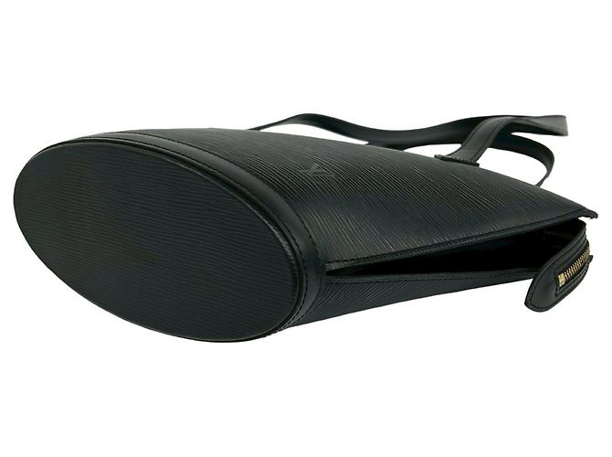 Borsa Tote Louis Vuitton Saint Jacques in pelle Epi Nero - vista 8