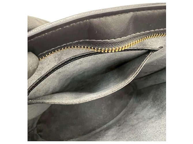 Borsa Louis Vuitton Vintage Saint Jacques in pelle Epi Nero - vista 10