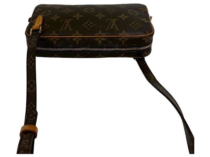 Pochette Marly Bandoulière Louis Vuitton in pelle Monogram Borsa a tracolla Marrone - vista 4