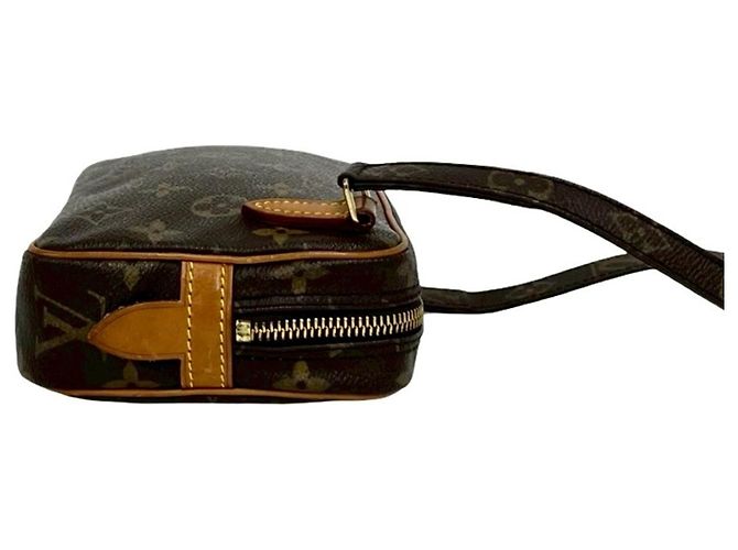 Pochette Marly Bandoulière Louis Vuitton in pelle Monogram Borsa a tracolla Marrone - vista 6
