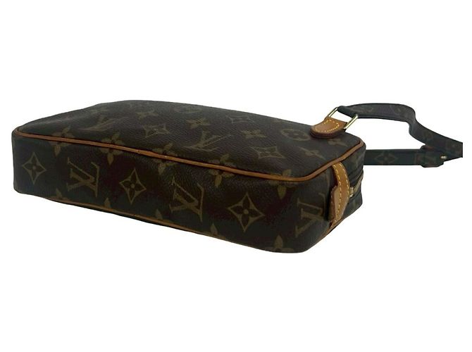 Pochette Marly Bandoulière Louis Vuitton in pelle Monogram Borsa a tracolla Marrone - vista 8