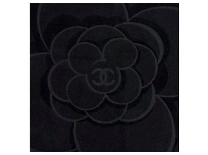 Chanel Coco Mark Black Cotton Blanket - view 3
