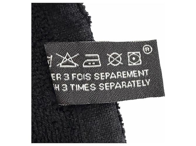 Chanel Coco Mark Black Cotton Blanket - view 8