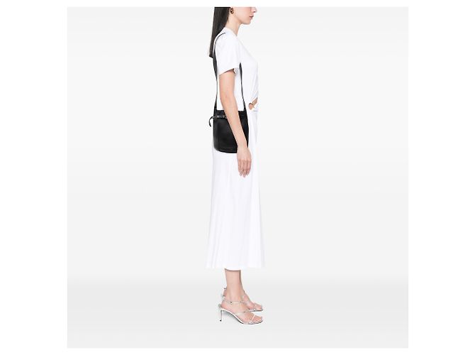 Céline Celine Borsa a secchiello Nano Black in pelle Big Bag Crossbody Nero - vista 7