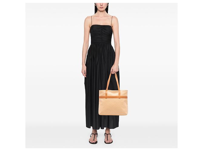 Céline Celine Tote aus beschichtetem Canvas Beige Macadam - Ansicht 7