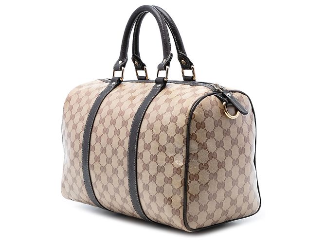 Borsa Boston Gucci Beige Medium GG Crystal Joy - vista 2