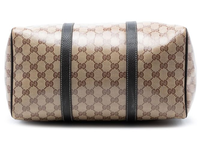 Borsa Boston Gucci Beige Medium GG Crystal Joy - vista 3
