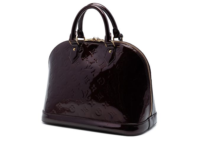 Louis Vuitton Purple Monogram Vernis Alma PM - view 2