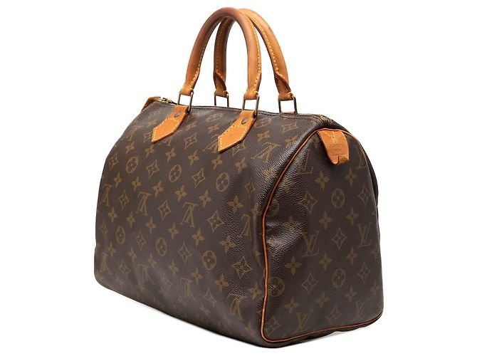 Louis Vuitton Marrone Monogram Speedy 30 - vista 2