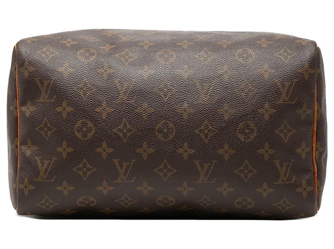 Louis Vuitton Marrone Monogram Speedy 30 - vista 3