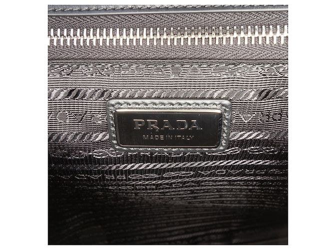 Prada Black Spazzolato Tote Schwarz - Ansicht 5