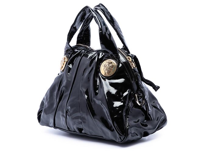 Sac à main Gucci Black Large Patent Hysteria Noir - vue 2