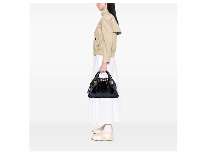 Sac à main Gucci Black Large Patent Hysteria Noir - vue 6