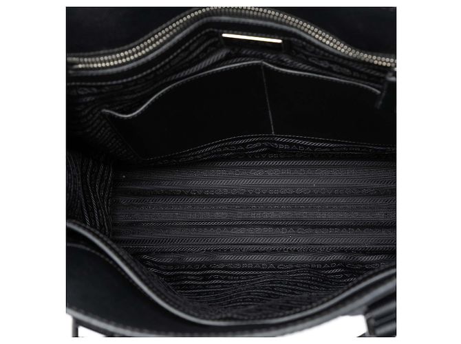 Prada Black Saffiano Lux Tote Schwarz - Ansicht 4