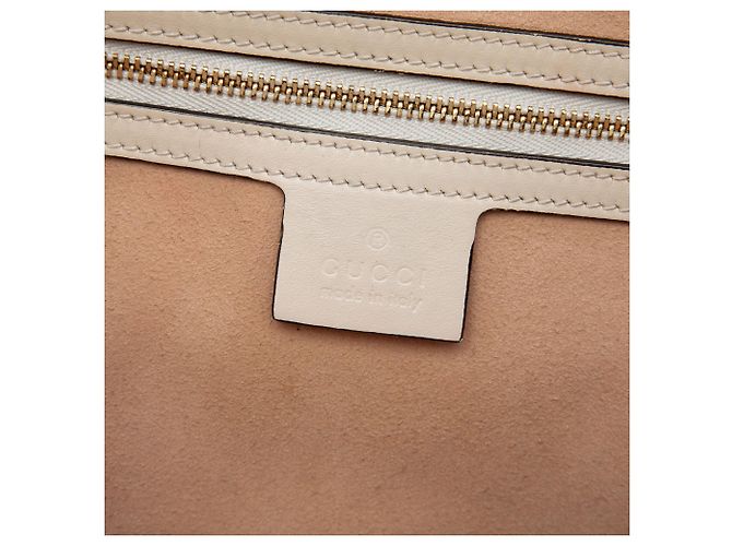 Padlock Tote Gucci Beige Medium GG Supreme con lucchetto - vista 5