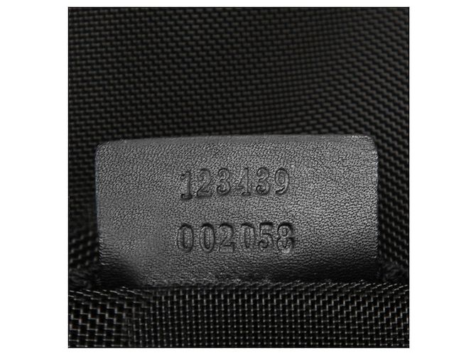 Gucci Tote aus schwarzem Canvas mit G-Monogramm - Ansicht 6