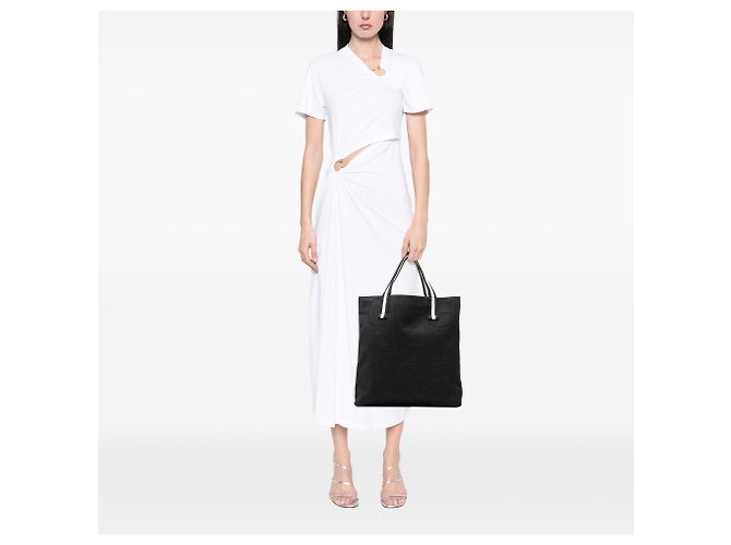Gucci Tote aus schwarzem Canvas mit G-Monogramm - Ansicht 7