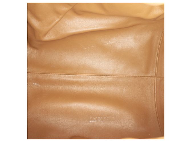 Bottega Veneta Shoulder Pouch in agnello marrone - vista 4