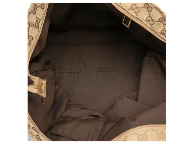 Gucci Beige GG Canvas Web Tote - Ansicht 4