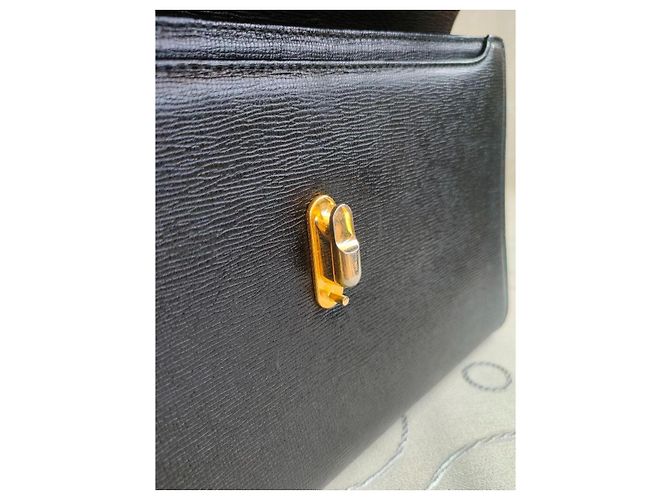 Autre Marque Les Sacs Adam Tokyo Borsa a mano in pelle testurizzata nera Nero - vista 12