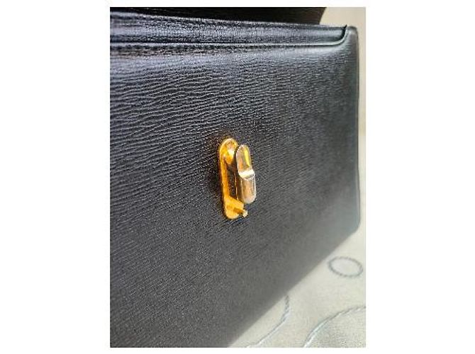 Autre Marque Les Sacs Adam Tokyo Borsa a mano in pelle testurizzata nera Nero - vista 17