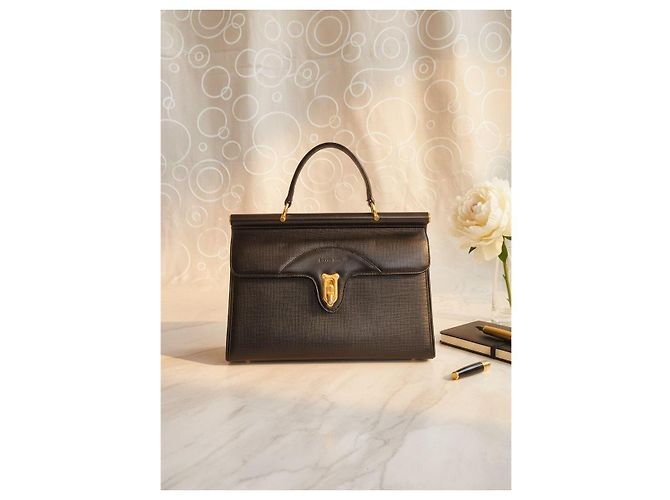 Autre Marque Les Sacs Adam Tokyo Borsa a mano in pelle testurizzata nera Nero - vista 19