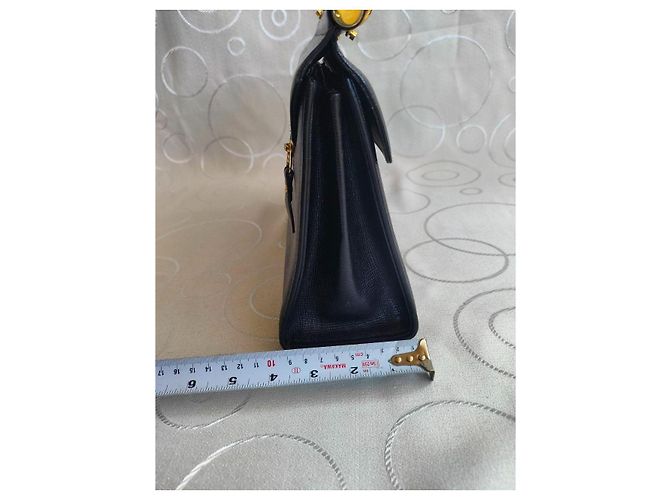 Autre Marque Les Sacs Adam Tokyo Borsa a mano in pelle testurizzata nera Nero - vista 6